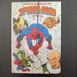 💥Collectible 1981 UK Only Release Marvel Spider-Man Annual Comic Book Hardcover